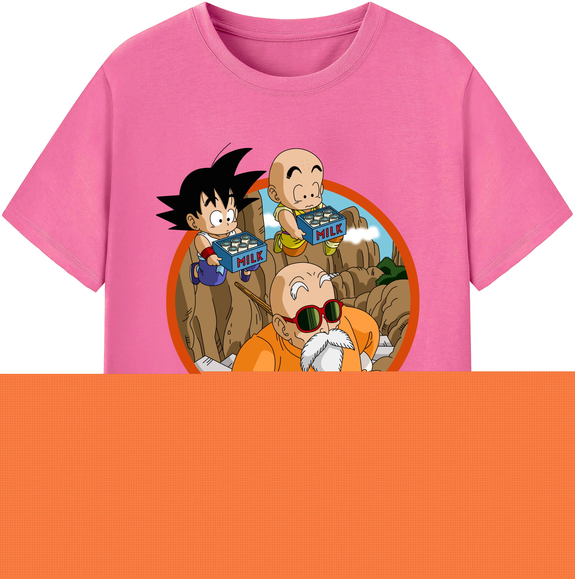 （画像用） ドラゴンボール 亀仙人（かめせんにん） DRAGON BALL Master Roshi Kame Sennin レディースカジュアルプリントTシャツ（綿100％）
